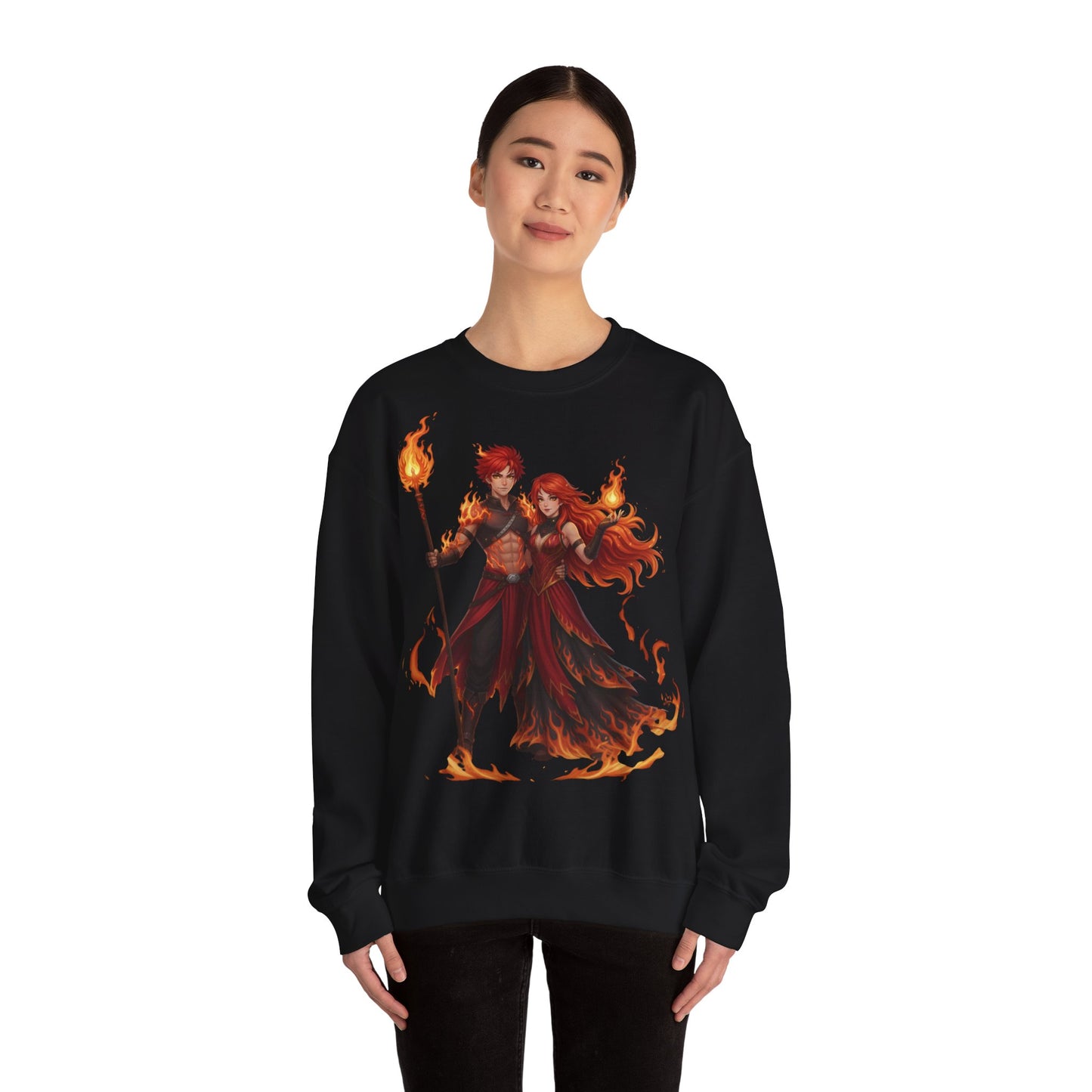 🔥 Fire Soul – Elemental Crewneck