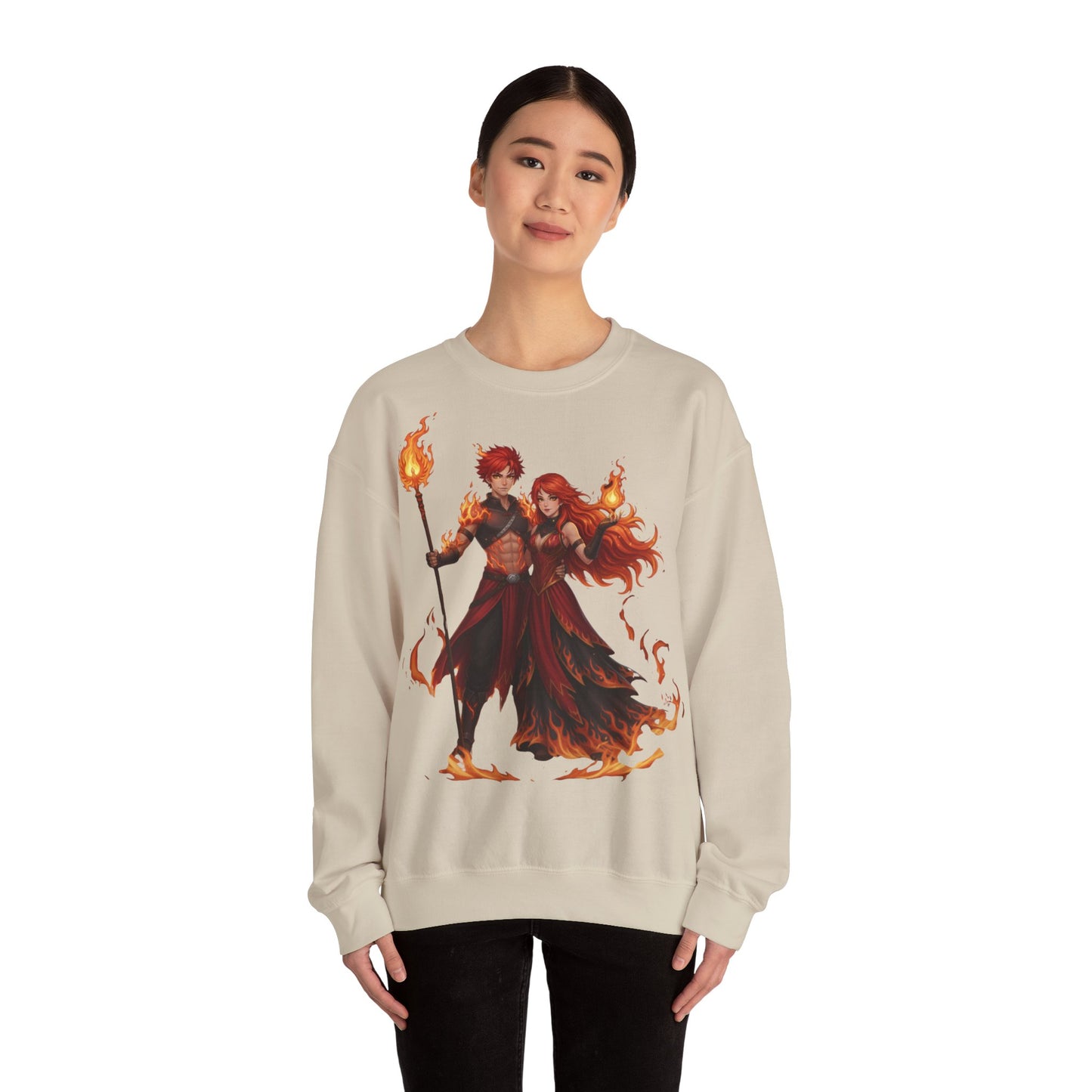🔥 Fire Soul – Elemental Crewneck